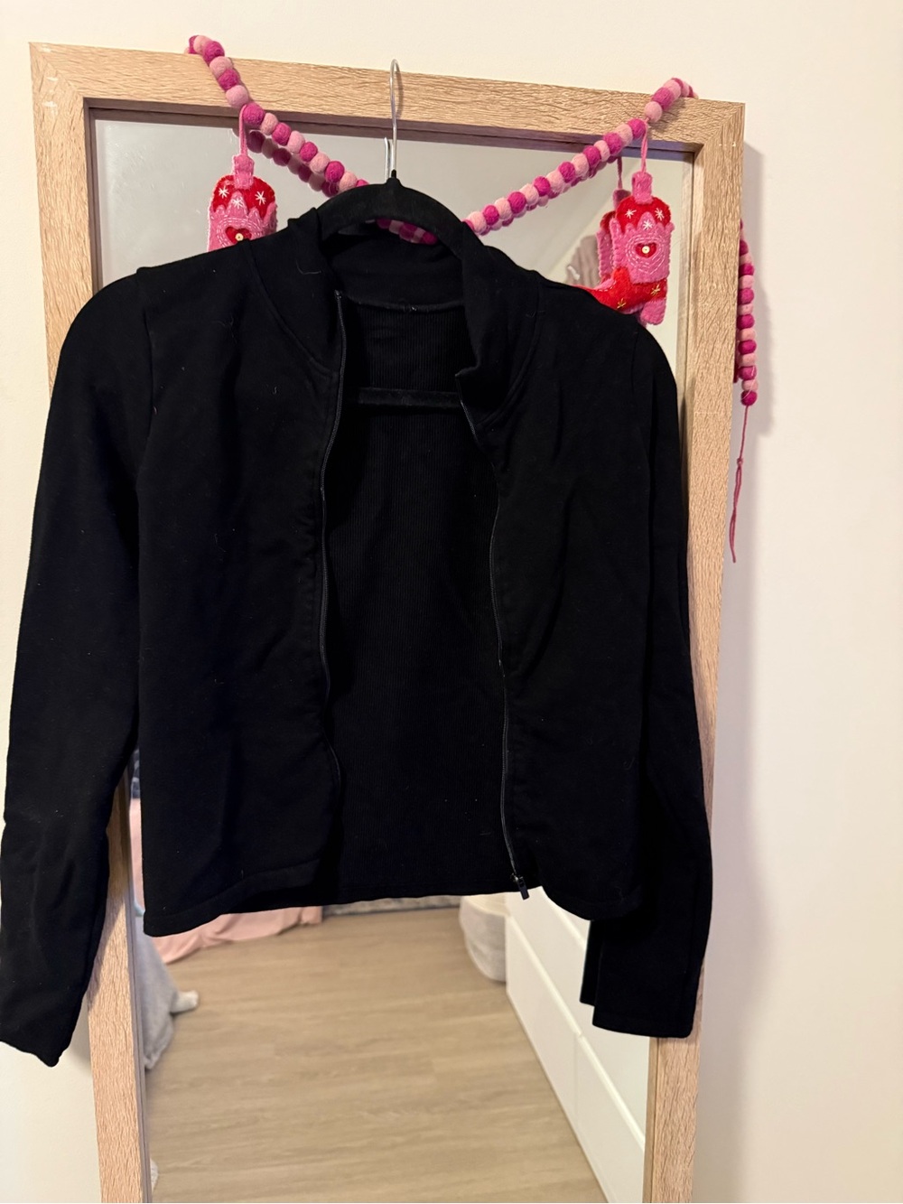 Women’s Black Zip-Front Jacket